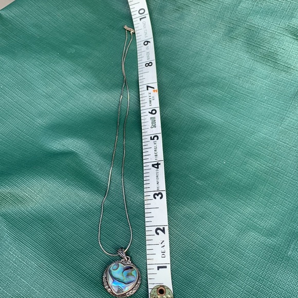 Vintage 925 Sterling Silver two sided Necklace - Picture 3 of 3